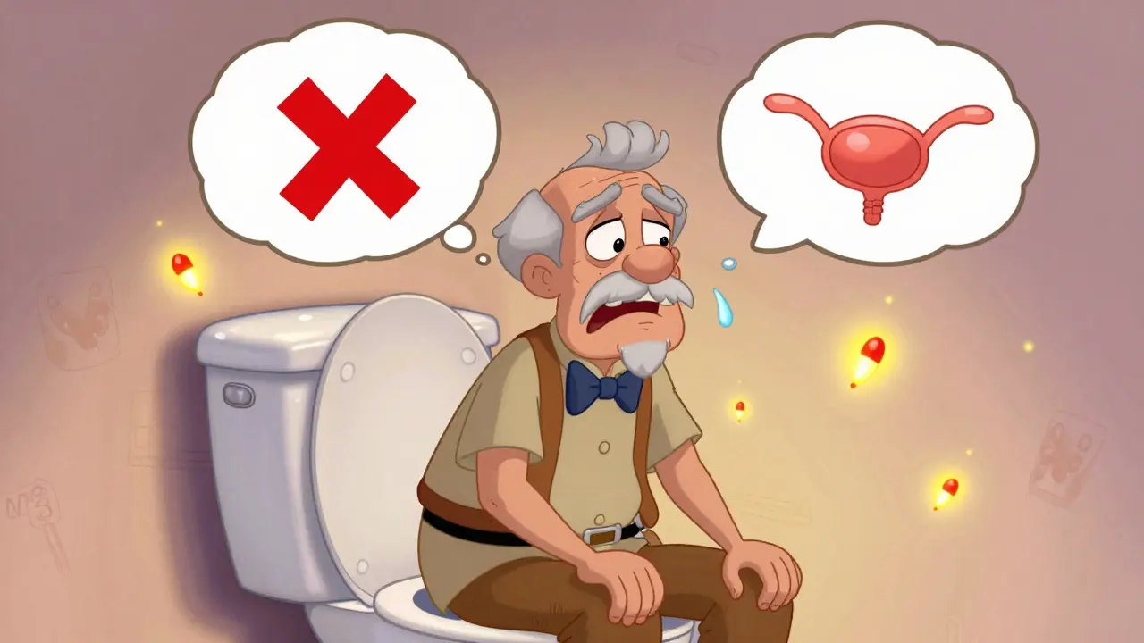 Urinary Retention from Medications: How Anticholinergics Can Stop You from Urinating
